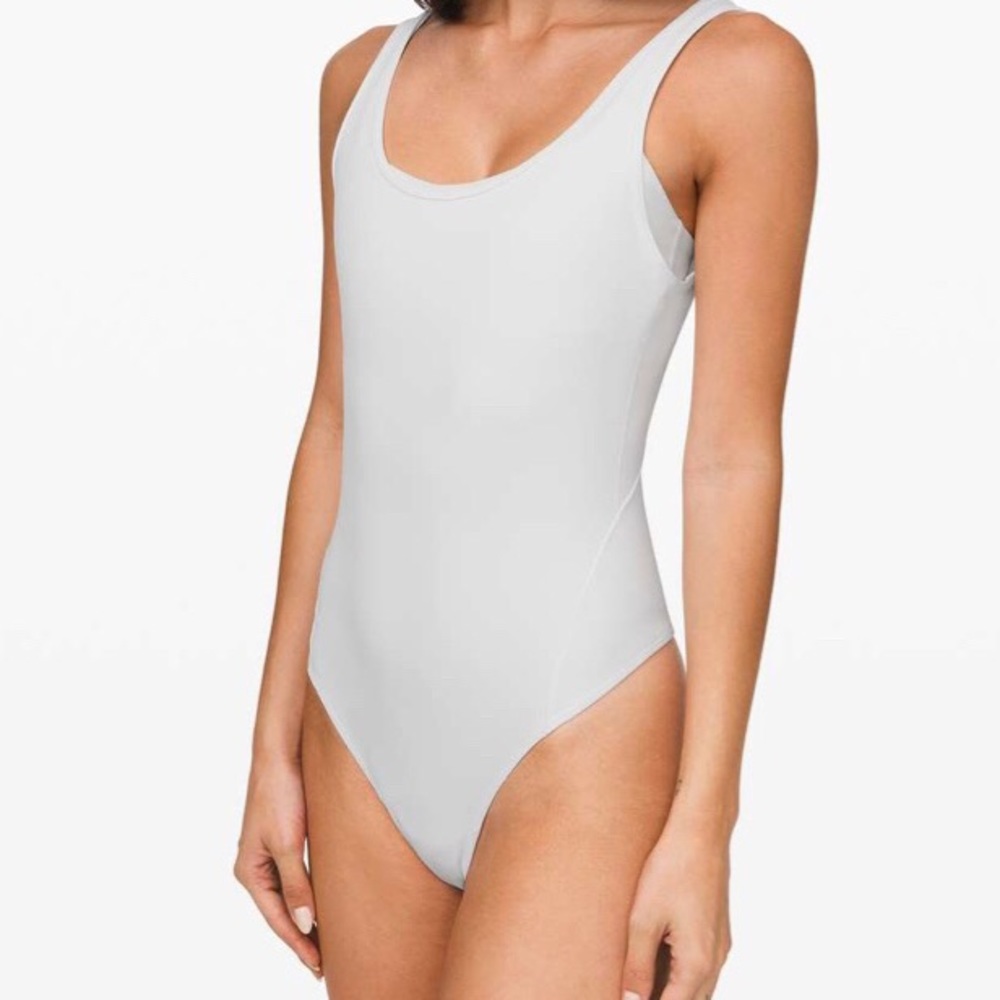 NWOT Lululemon White Bodysuit